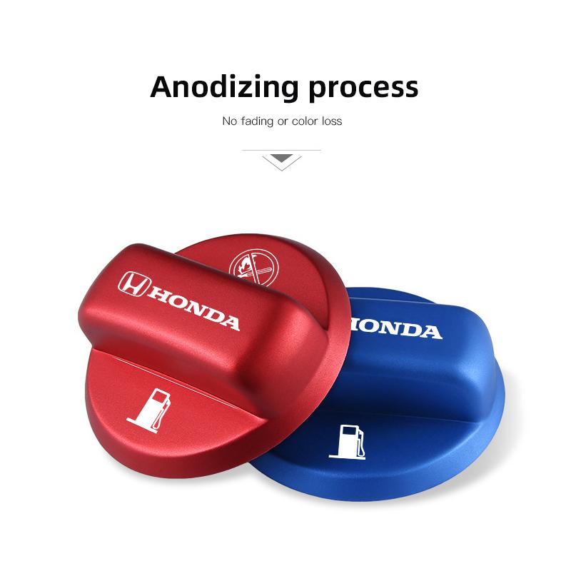 Honda Car Logo Fuel Tank Cap Protection Cover Accessories For Honda Civic Accord Fit Jazz Pilot CRV Odyssey Passport Shuttle HRV