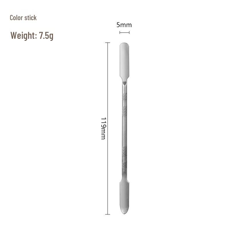 Stainless Steel Makeup Mixing Palette & Stick Set