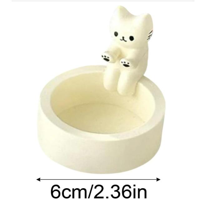 Cute Kitten Candle Holder Warming Paws Cartoon Candle Holder Funny Creative Lovely Scented Heat Resistant Crafts Home Decoration