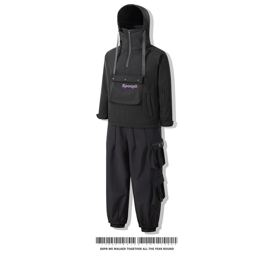 Unisex Windproof Waterproof Ski Suit – Warm, Loose-Fit, Plus Size Skiwear for Couples
