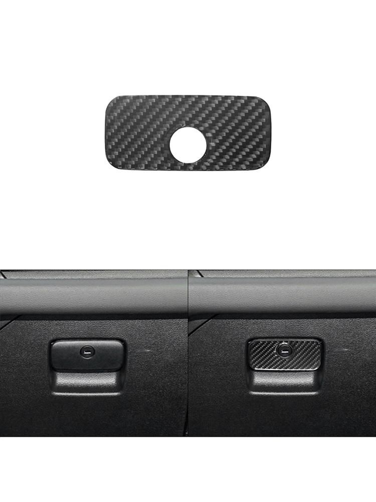 For Jeep Wrangler JL 2018-2023 Gladiator 2020-2023 Car Interior Button Panel Decoration Protection Carbon Fiber Sticker