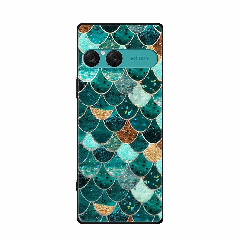 For Sony Xperia 10 VII Case Soft Silicone TPU Back Cover Protective Coque for Xperia10 VII 5G XQ-FE54 XQZ-CBFE Black Phone Cases