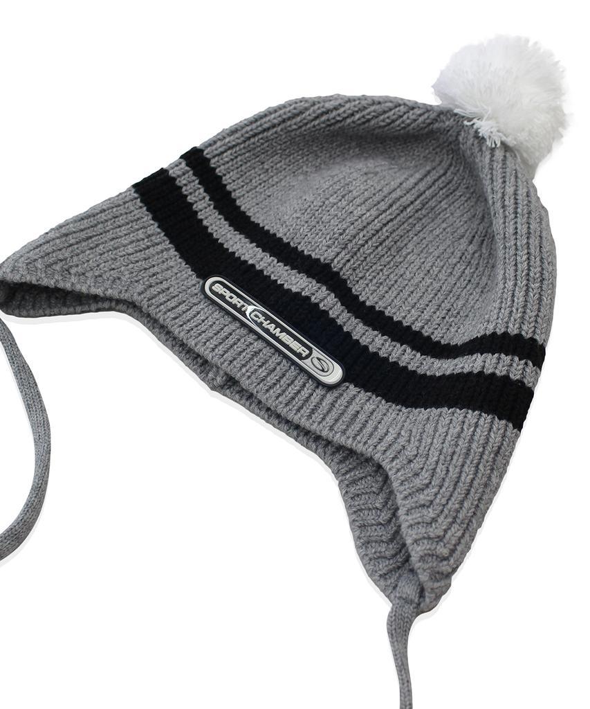 SPORT CHAMBER Sc Root Earflap Beanie (Gray)