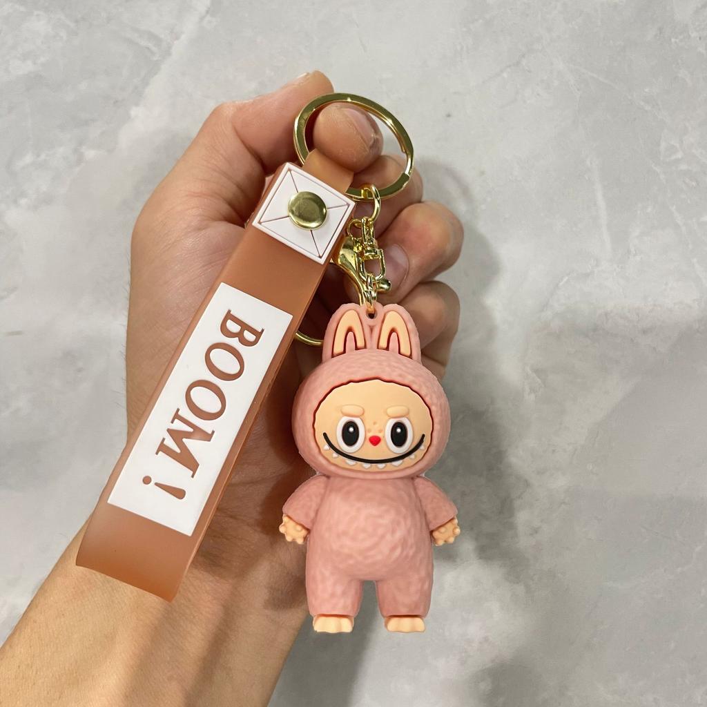 Cartoon Sheep Keychain Pendant Cute Doll Backpack Car Key Chain Ring Gift