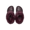 Crocs Clogs Warm Plush Shock Absorbing Non-Slip Breathable Durable Low-Top Casual Shoes Unisex Shoes Purple 208446-6WD