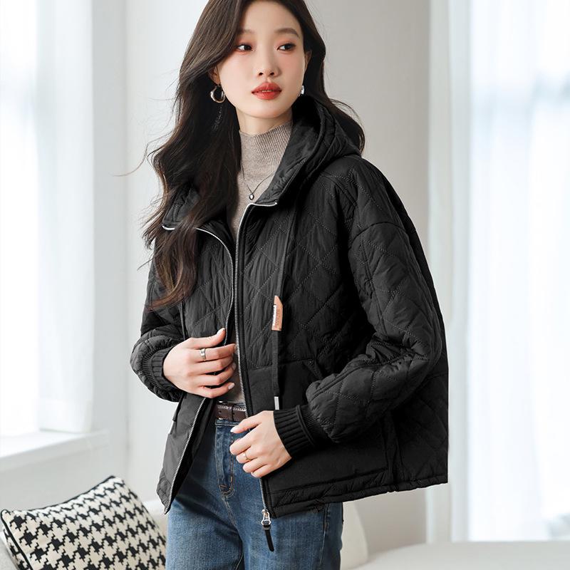 Women's 2024 Winter Casual Hooded Cotton-Padded Jacket - Loose, Plus Size, Thick, Warm, & Fashionable.