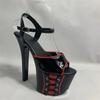 Fashion Women Sandals 2025 Summer Hentian High Fish Mouth Shoes High Heel Waterproof Platform Women's Sandals Thin Heel Ultra High Heel