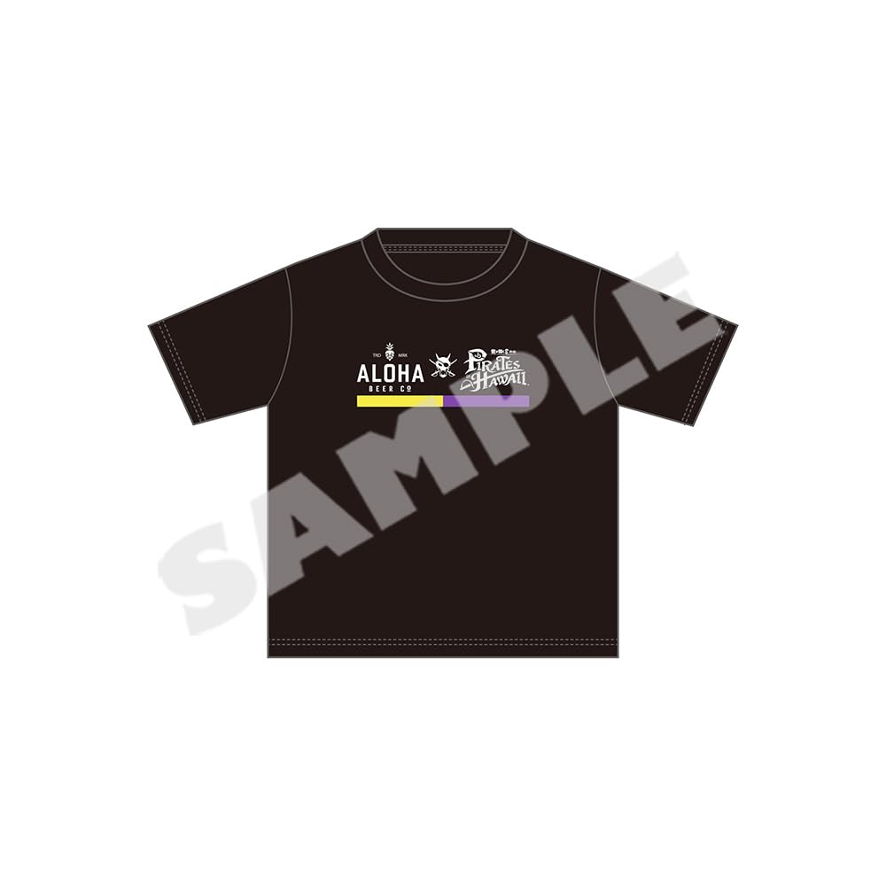 8 Pirates in ALOHA BEER Large Silhouette Size L "Yakuza Gaiden Hawaii" T-shirt,