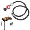 High Pressure Propane Adjustable Regulator with Hose for Cylinder Conversion Pressure Gas BBQ Grill Tanks Cooker Heaters