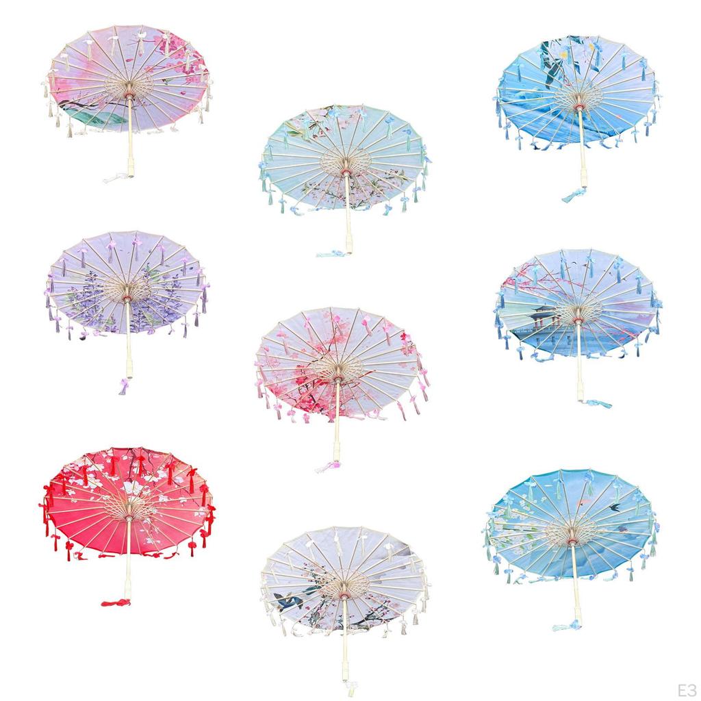 Chinese Umbrella Classical Craft Dance for Village Scenery Photography