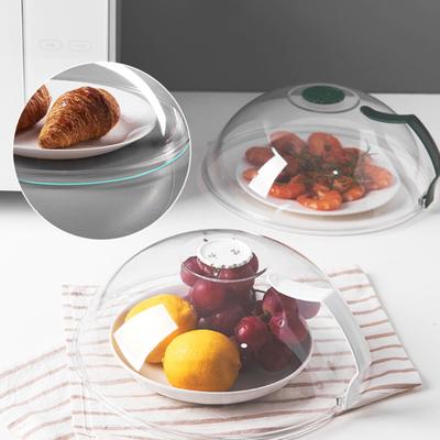 Microwave Splatter Cover with Handle Steam Vents Food-grade Comfortable Grip Food Cover for Household