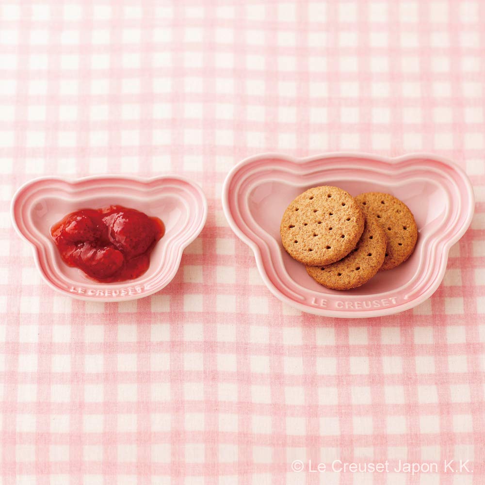 Le Creuset Baby Bear Plate Coastal Heat and Cold Microwave and Oven Perfect for Baby Baby First or As a Gift Japanese Set, Blue, Resistant, Safe,