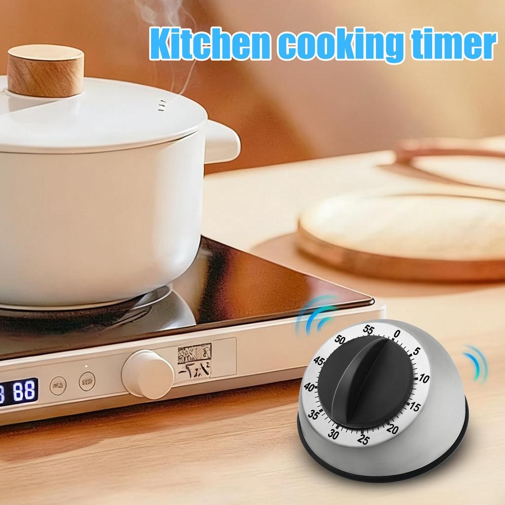 60 Minutes Kitchen Timer Countdown Alarm Reminder Cooking Tools Mechanical Timer Magnetic Kitchen Timer