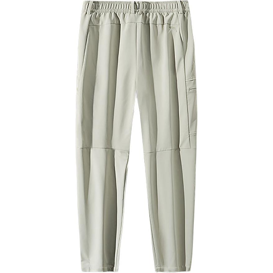 Anta Outdoor Series Casual Warm Woven Sports Long Pants Women Bottoms Qingluan-Gray 162446505N-4