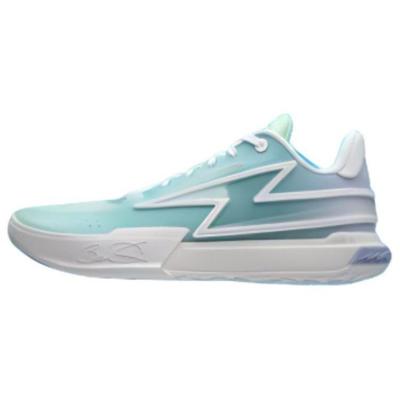 Li Ning Son Of Flash Aurora Amortizare, Rezistente la Uzură Pantofi de Baschet Joși Bărbați Verde Violet ABPU027-4