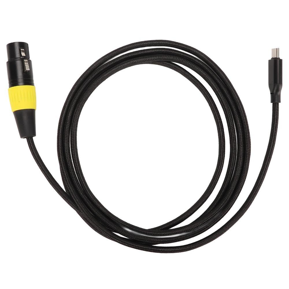 

Flexible Type C Male to XLR Female Cable 3 Pin XLR XLR Female Connector Cable For Tablet 2m/6.6ft