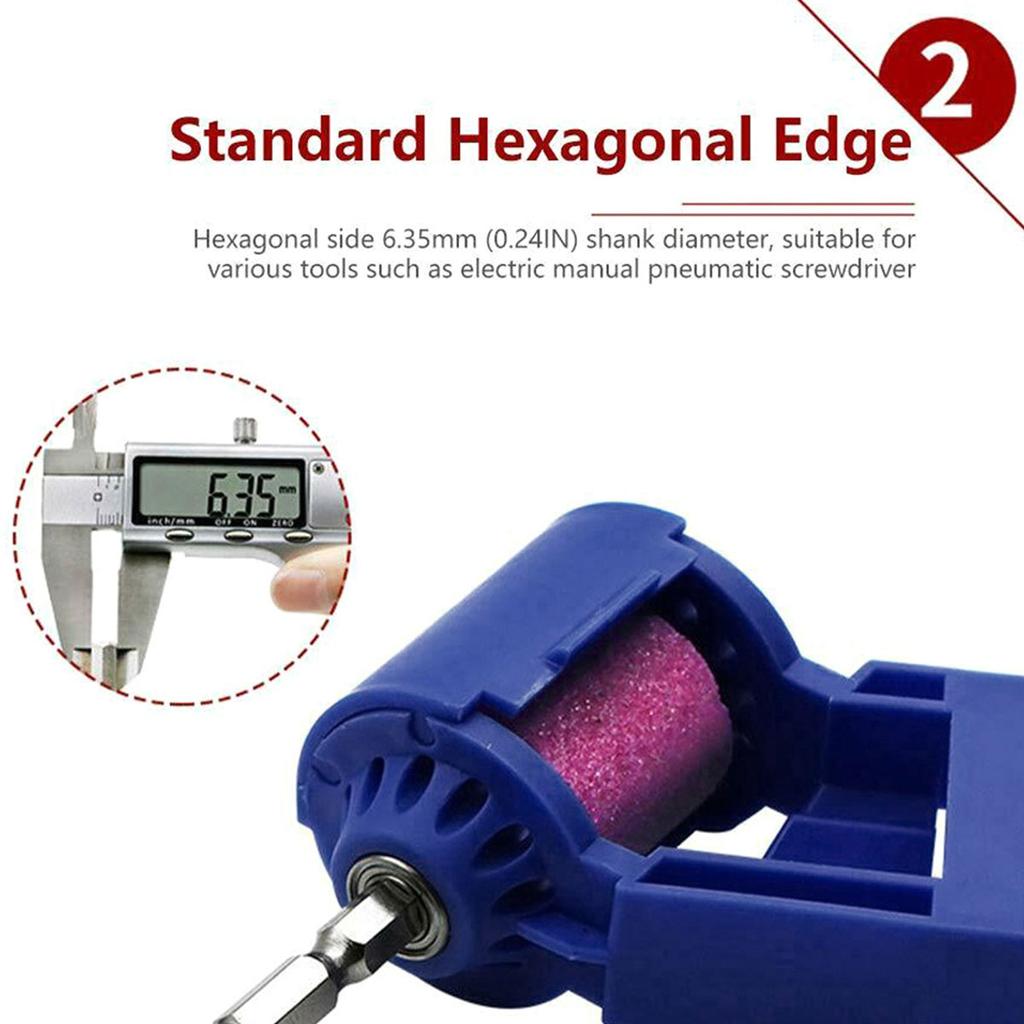 Drill Bit Sharpener with Diamond Grinding Wheel Sharpening Drill Bit Tool for Metal Iron Drill Polishing Drill Grinder Grinding