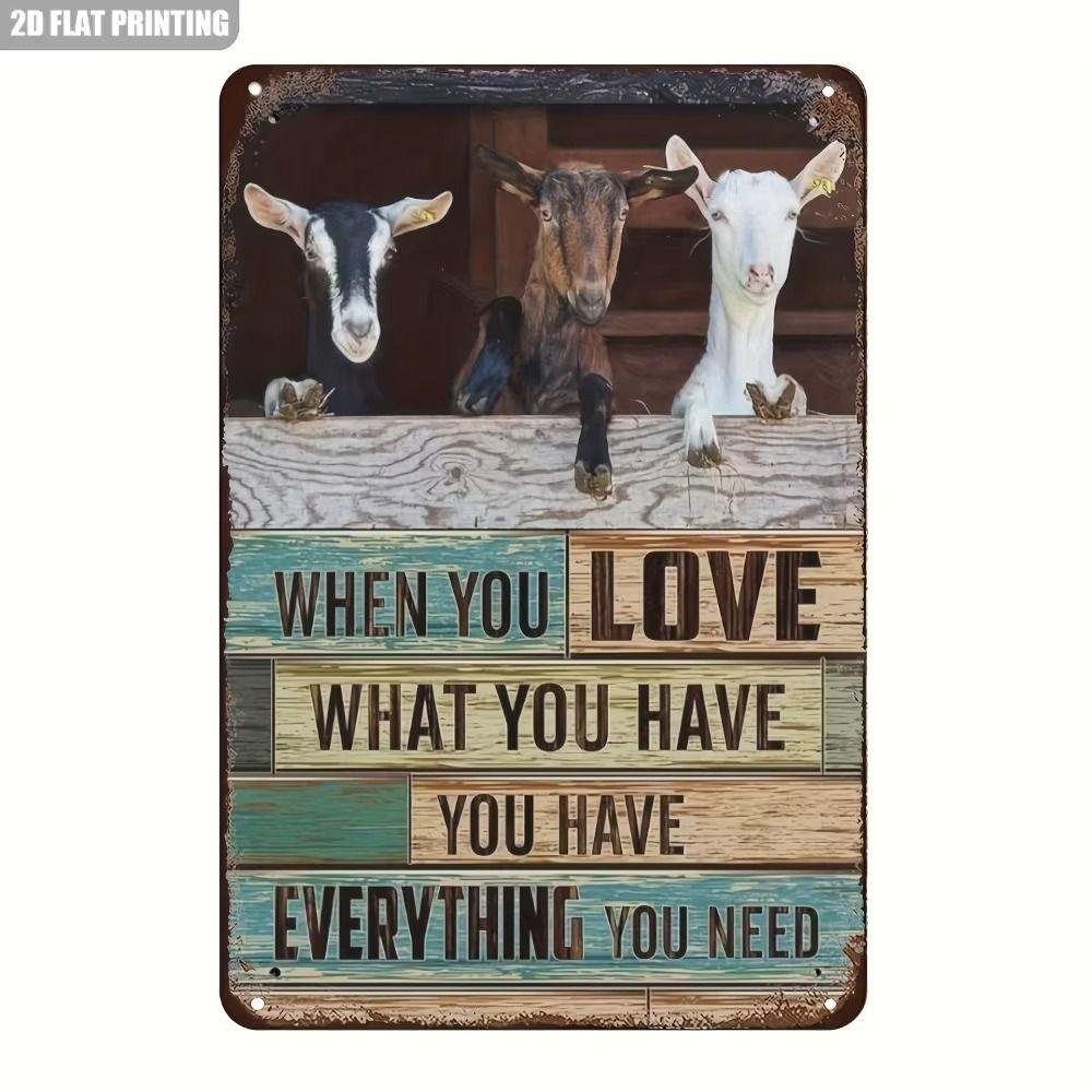 Tin Sign 20x30cm Metal Wall Art Rustic Home Decor