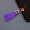 Tassel Pendant Facial Makeup Opera Car Decoration Hanging Accessories with Imitation Pearls Decor Hanfu Decoration