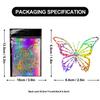 100 Transparent Butterfly Laser Stickers Holographic Stickers Laser Flash Holographic Stickers