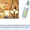 Dimmable 12v 20w Led Corn Light Bulbs B22 E27 Bedroom Bulb Color 72leds Lampada Chandelier Night Living Clear/pc/shell White Two