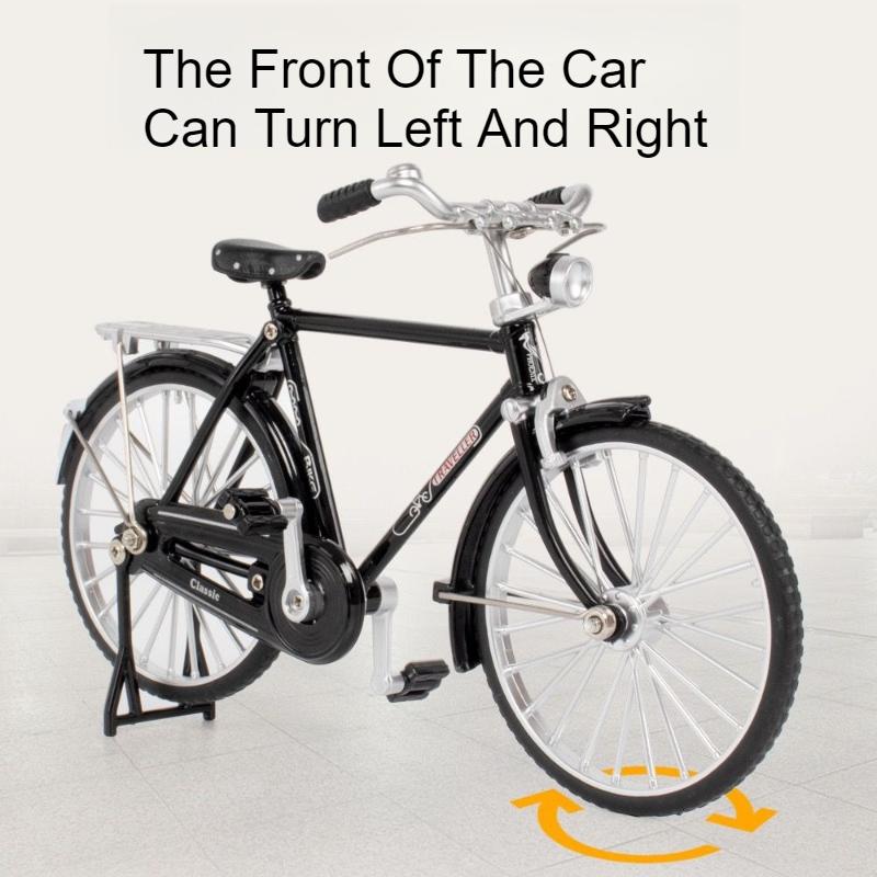 Vintage Bicycle Figurines Creative Miniature Funny Ornaments Art Aesthetic Accessories Interior Home Decorations Holiday Gifts
