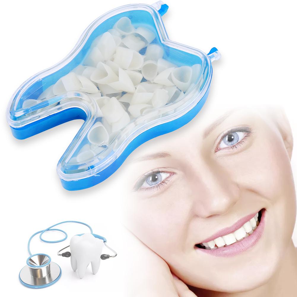 50Pcs Anterior Real Temporary Teeth Crown for Whitening Porcelain Teeth Dental Health