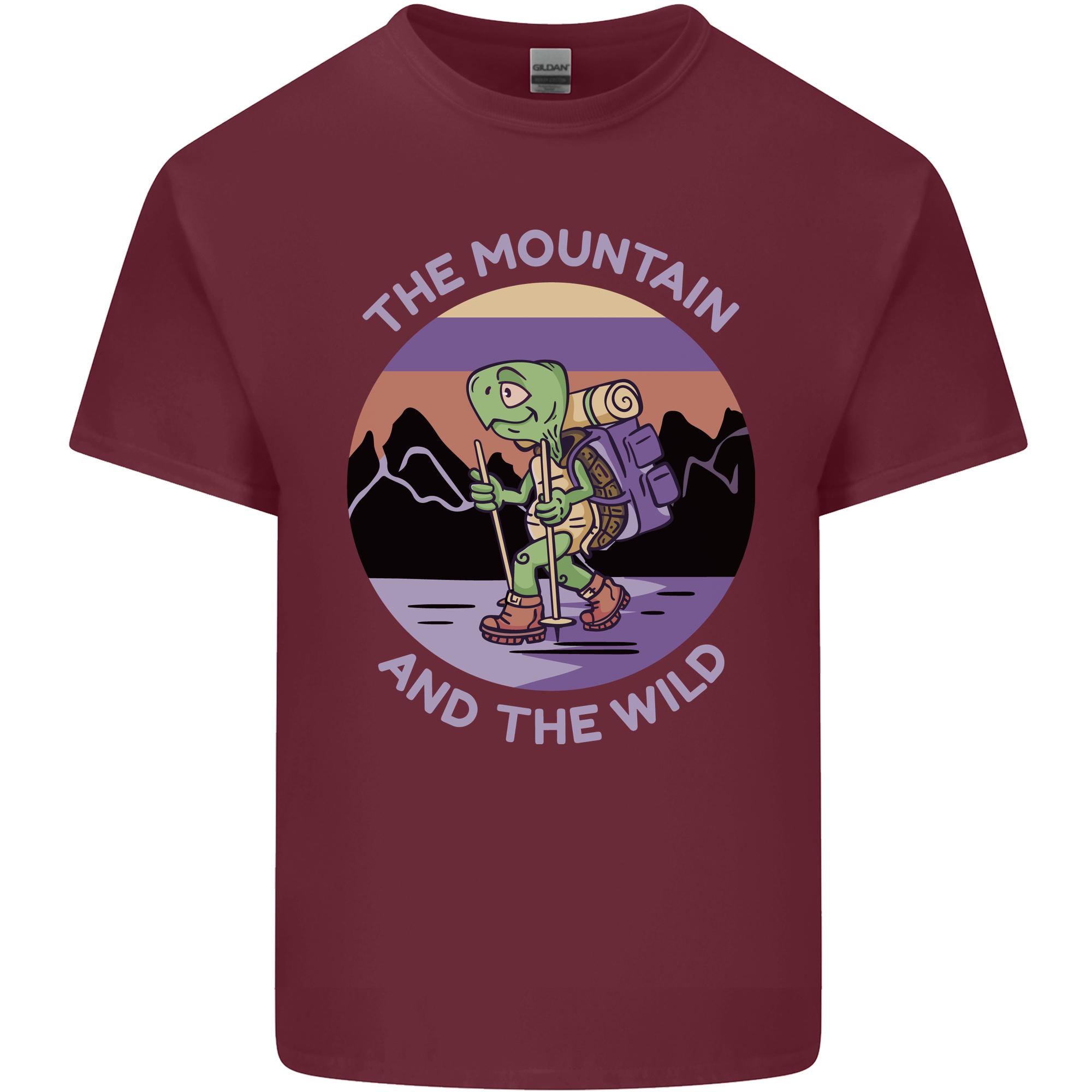 Turtle Hiking Trekking Tortoise Camping Unisexs Light Cotton TShirt S