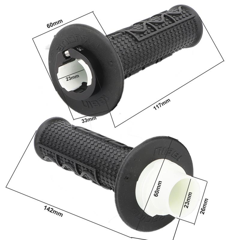 NIBBI Electric Motorcycle Throttle Handle Bar Sur-ron 23mm Rubber Grips for Suron Light Bee Pit Dirt Bike Talariasting segwayX16