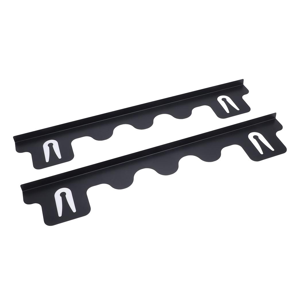 2PCS Stove Gap Fillers Stainless Steel 59.5CM Length Rain Proof Black Color Stove Counter Gap