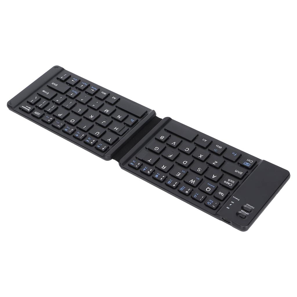 Folding Wireless Keyboard Portable Mini Wireless Keyboard for Mobile Phone Tablet with Built In