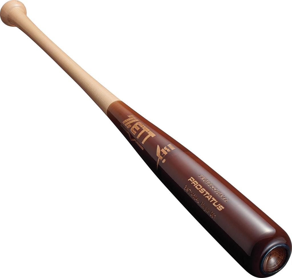 ZETT Pro Status SE Hard Baseball Made in Made of North American Hard 880g Average Natural x Light Dark BWT14604L Bat, Japan, Maple, 84cm, Weight,