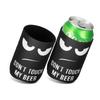 Kwmobile 2x Can Cooler Cover for Cans Can Cooler Holder X 10 Cm Touch My Beer Design 330ml/355ml - 6.5 - Don't