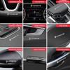 Metalowe Naklejki Samochodowe 3D Emblemat Samochodowy Dekoracja Wnętrza Naklejka Do Porsche 911 718 Cayenne Cayman Panamera Taycan Boxster Akcesoria