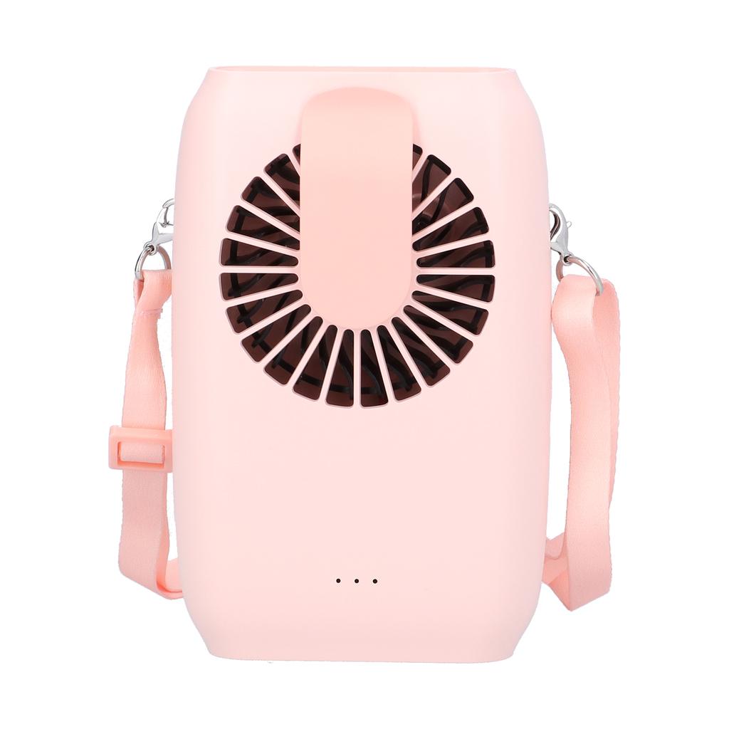 MultiFunctional ABS Mini Neck Hanging Fan Portable USB Charging Handheld Desktop Fan