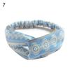 Fashion Women Chiffon Elastic Twist Cross Knotted Headband Hair Band Yoga Turban