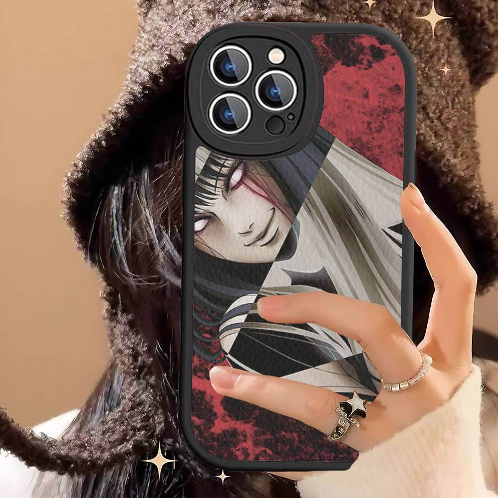 Junji Itos Tomies Leather Phone Case For Iphone 16 15 14 Plus 13 12 11 Pro Max Case