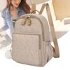 Classic Women Backpack Vintage Nylon Travel Bag Casual Grid Shoulder Bag  College