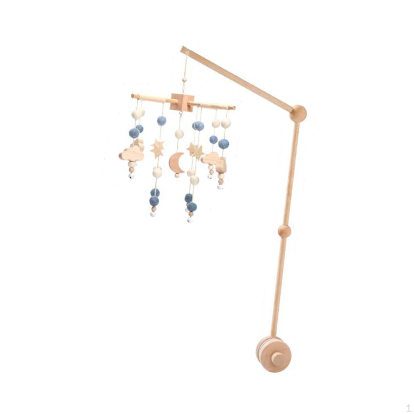 

Подвесные погремушки для детской кроватки, деревянные колокольчики, игрушка для новорожденных Style C