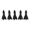 10pcs Universal Shark Fin Vortexs Generator Car Roof Spoiler Bumper Accessories ABS Shark Fin Diffuser Vortexs Generators