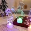 Glowing LED Acrylic Decoration Christmas Ornament Christmas Decorative Night Light For Kids Room Party Desktop Display