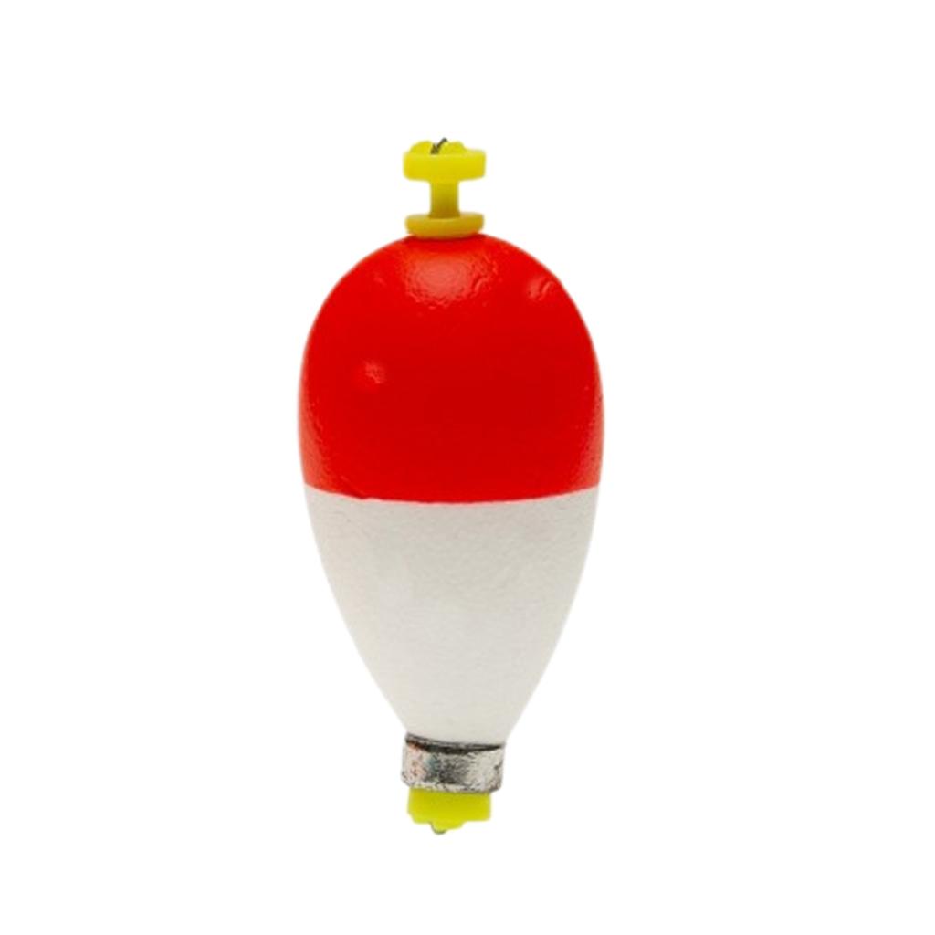 16pcs Fishing Bobbers Floats Pear Shape EVA Spring Foam Floats Weighted Bobbers for Trout River Lake 16pc Assorted