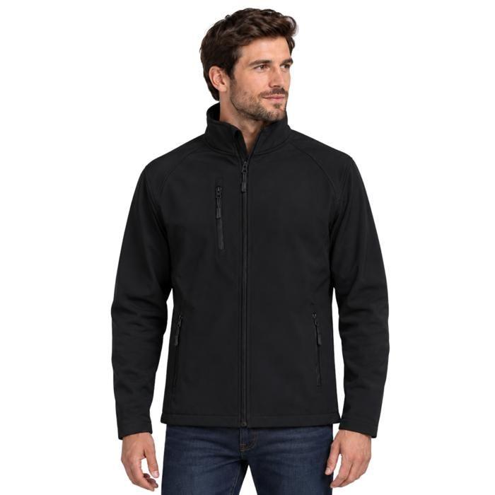 Veste Softshell Homme en Polyester Recyclé noire - Noir
