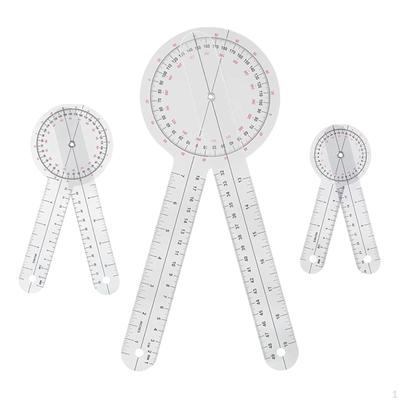 3 ks Lékařský úhloměr páteře Odolný proti opotřebení Profesionální ortopedický goniometr Měřicí