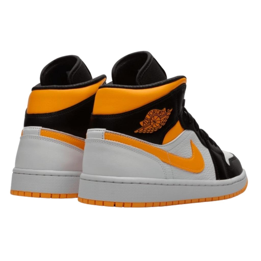 Air Jordan 1 Mid Laser Orange Black