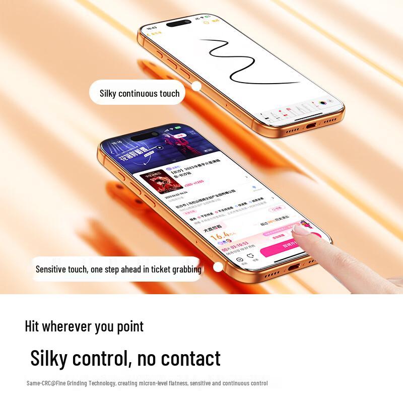 Sanze Crystal Shield Borderless Tempered Glass Screen Protector