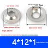 304 Stainless Steel Bowl Gasket with Washer for Adjustable Foot Cup and Recessed Hole Screw