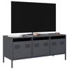 VidaXL TV Cabinet Anthracite 101.5x39x43.5 Cm Cold-rolled Steel, TV Stand, TV Buffet, Hi-fi Cabinet, TV Bench, Cabinet In 851228