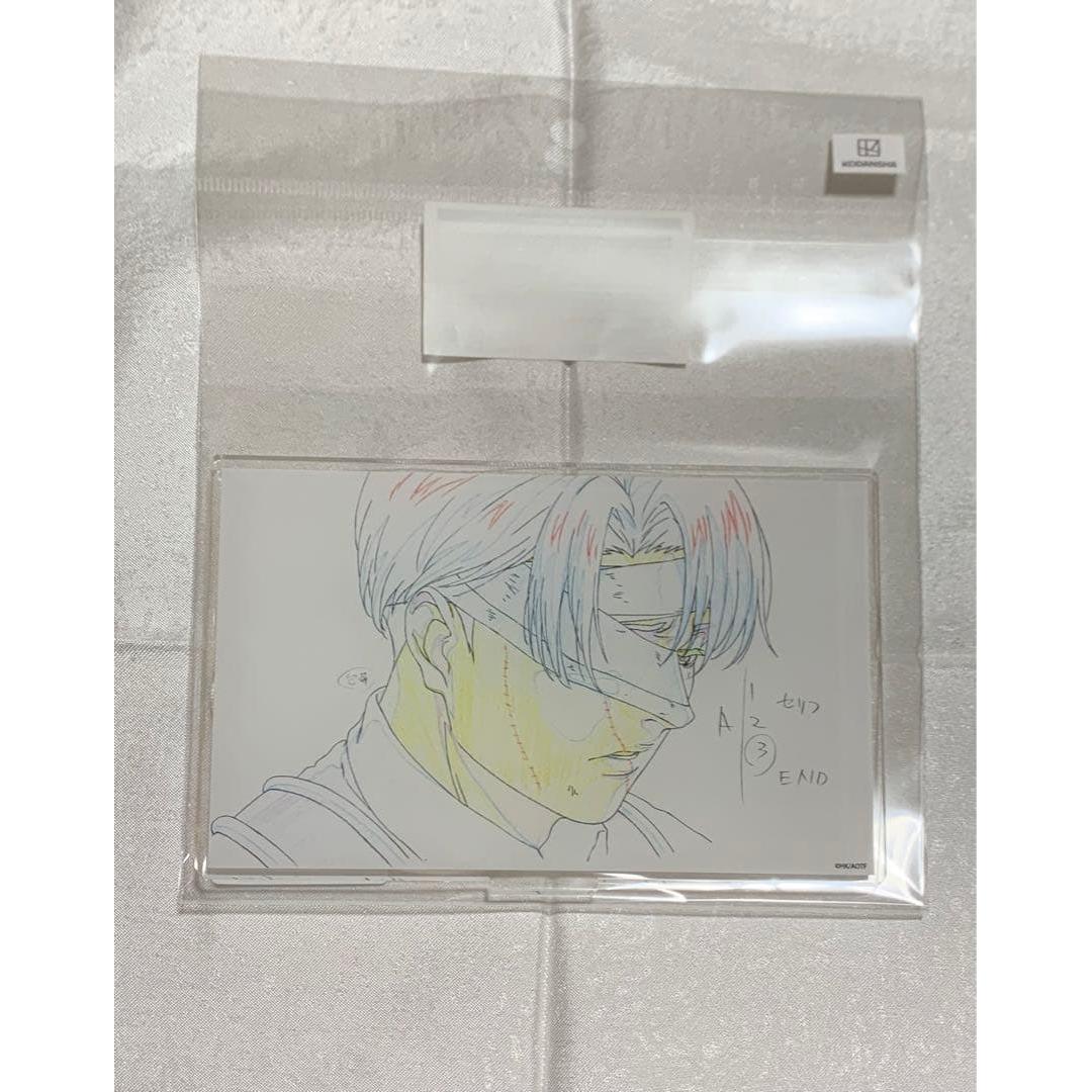 Used Attack on Titan TSUTAYA Can Badge Acrylic Stand Keychain Levi