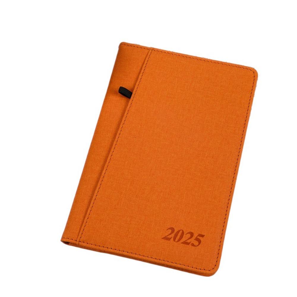 

Блокнот-планировщик на 2025 год в мягкой обложке из полиуретана формата А5, 12-месячный планировщик, ежедневник